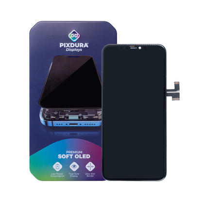 PIXDURA For Apple iPhone 11 Pro Max Display And Digitizer Soft-OLED Premium (IC Removable) (60Hz)
