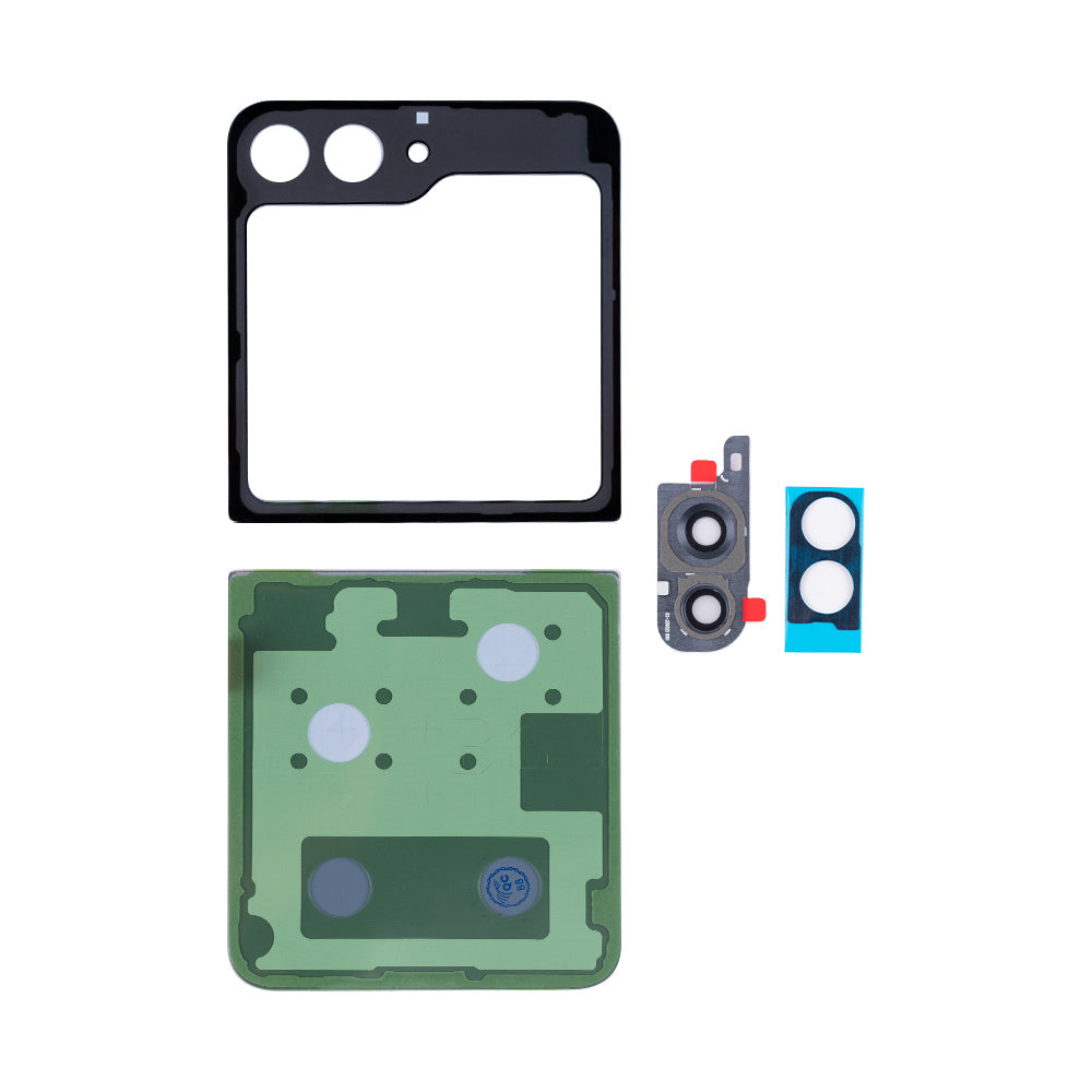 Samsung Galaxy Z Flip5 F731B Back Cover Set With Lens Cream OEM