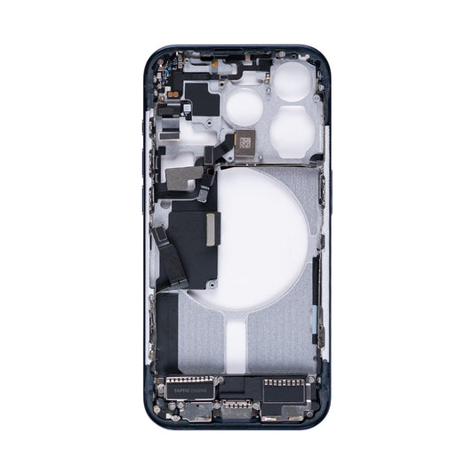 For Apple iPhone 15 Pro Middle Frame Blue Titanium OEM