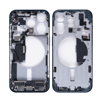 For Apple iPhone 15 Pro Middle Frame Blue Titanium OEM