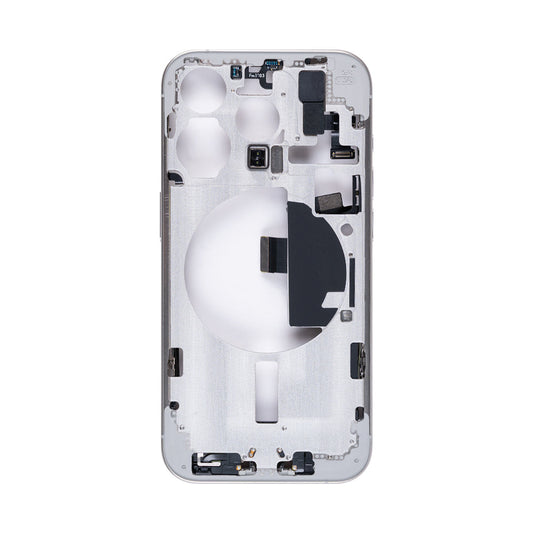 For Apple iPhone 15 Pro Middle Frame White Titanium OEM