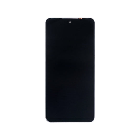 Oppo A58 4G Display And Digitizer With Frame Glowing Black OEM