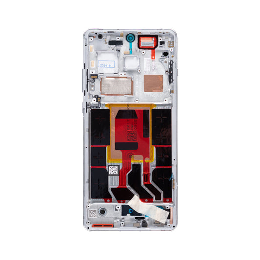 OnePlus 12 Display And Digitizer With Frame Silver OEM