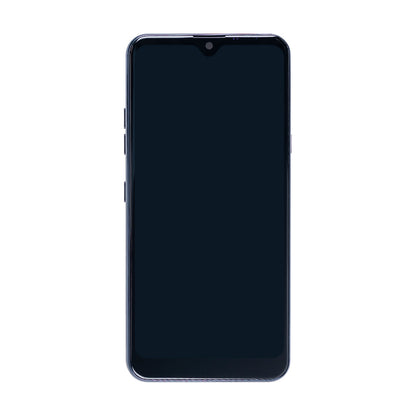 LG Q60 Display And Digitizer With Frame Aurora Black OEM