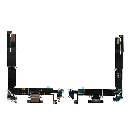 For Apple iPhone 16 Plus System Charging Flex Black Pulled