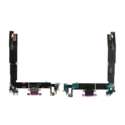 For Apple iPhone 16 Plus System Charging Flex Pink Pulled