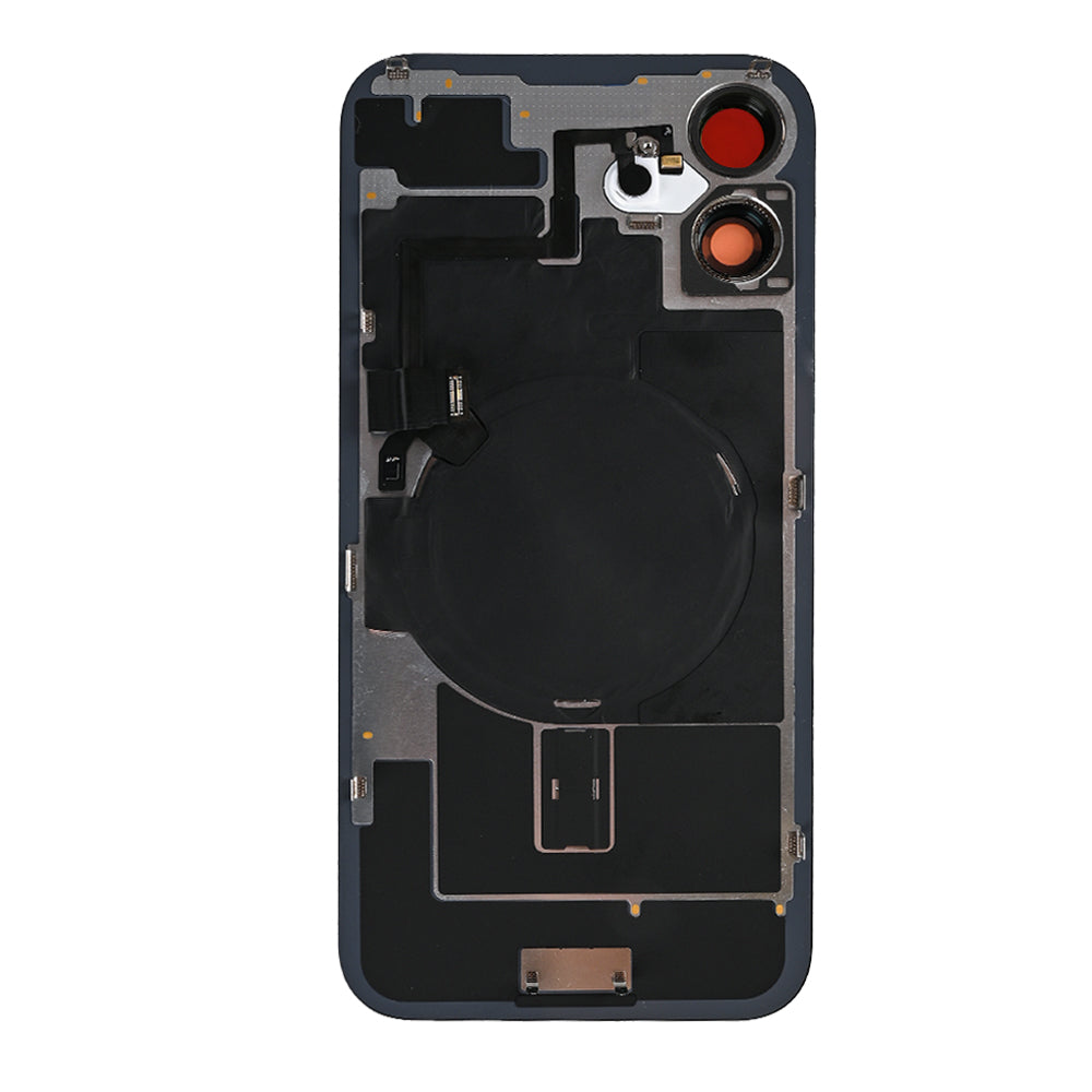 For Apple iPhone 16 Back Glass With NFC, Enlarged Camera Frame Teal Compatible