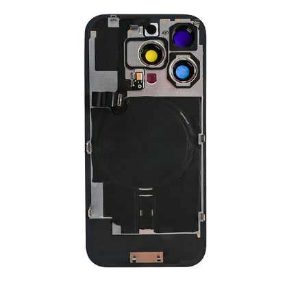 For Apple iPhone 16 Pro Max Back Glass With NFC, Enlarged Camera Frame Desert Titanium Compatible