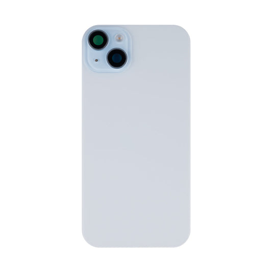 For Apple iPhone 15 Back Glass With NFC, Enlarged Camera Frame Blue Compatible
