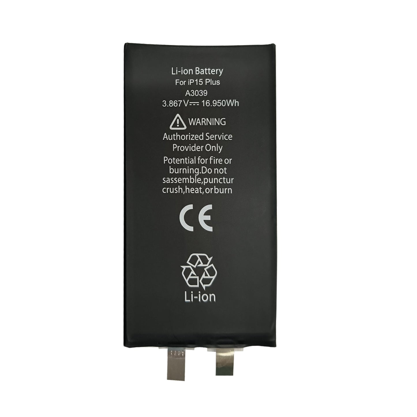 For Apple iPhone 15 Plus Battery (Spot Welding Required) No BMS/IC OEM
