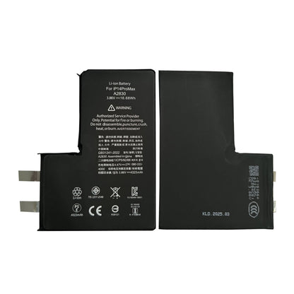 For Apple iPhone 14 Pro Max Battery (Spot Welding Required) No BMS/IC OEM