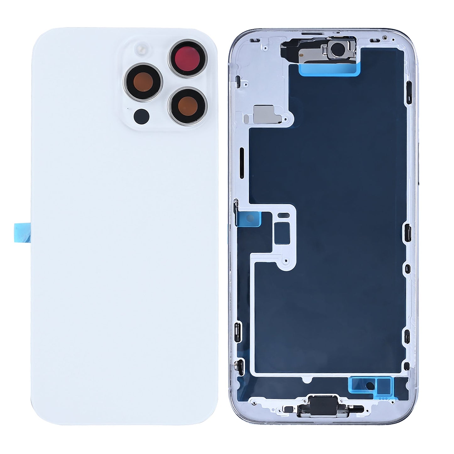 For Apple iPhone 16 Pro Max Housing With Small Parts White Titanium OEM