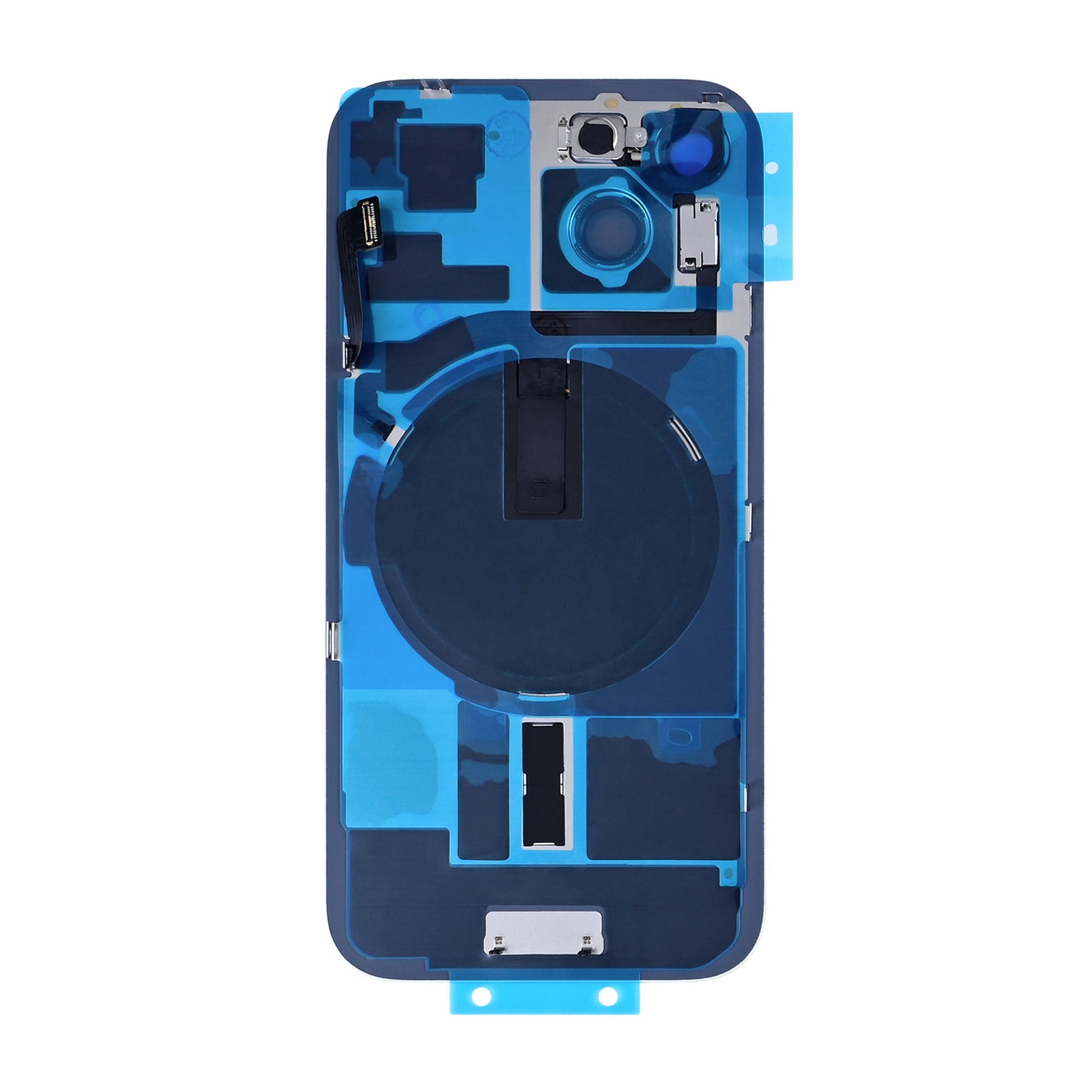 For Apple iPhone 15 Back Glass With NFC, Enlarged Camera Frame Green Compatible