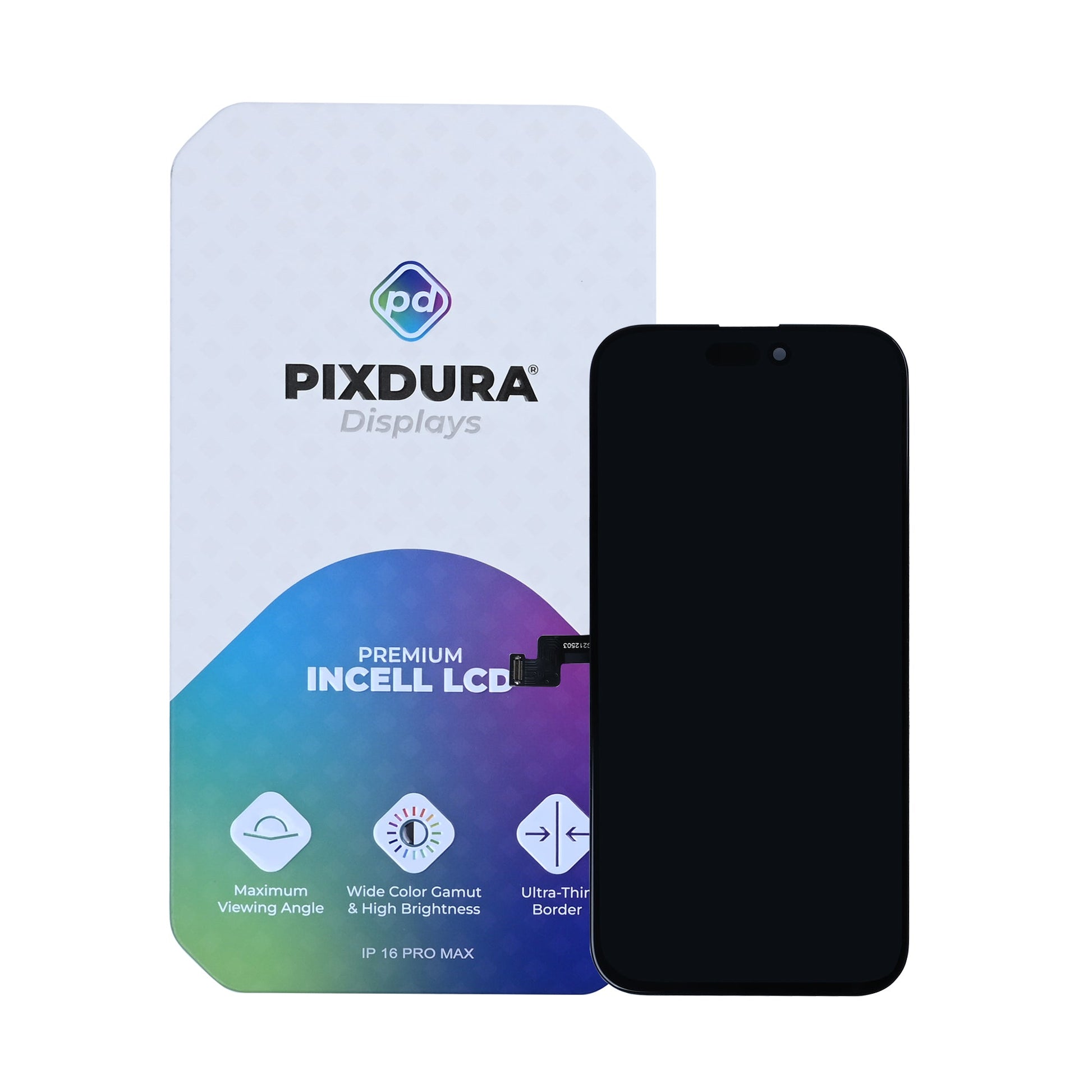 PIXDURA For Apple iPhone 16 Pro Display And Digitizer In-Cell Premium (120Hz)