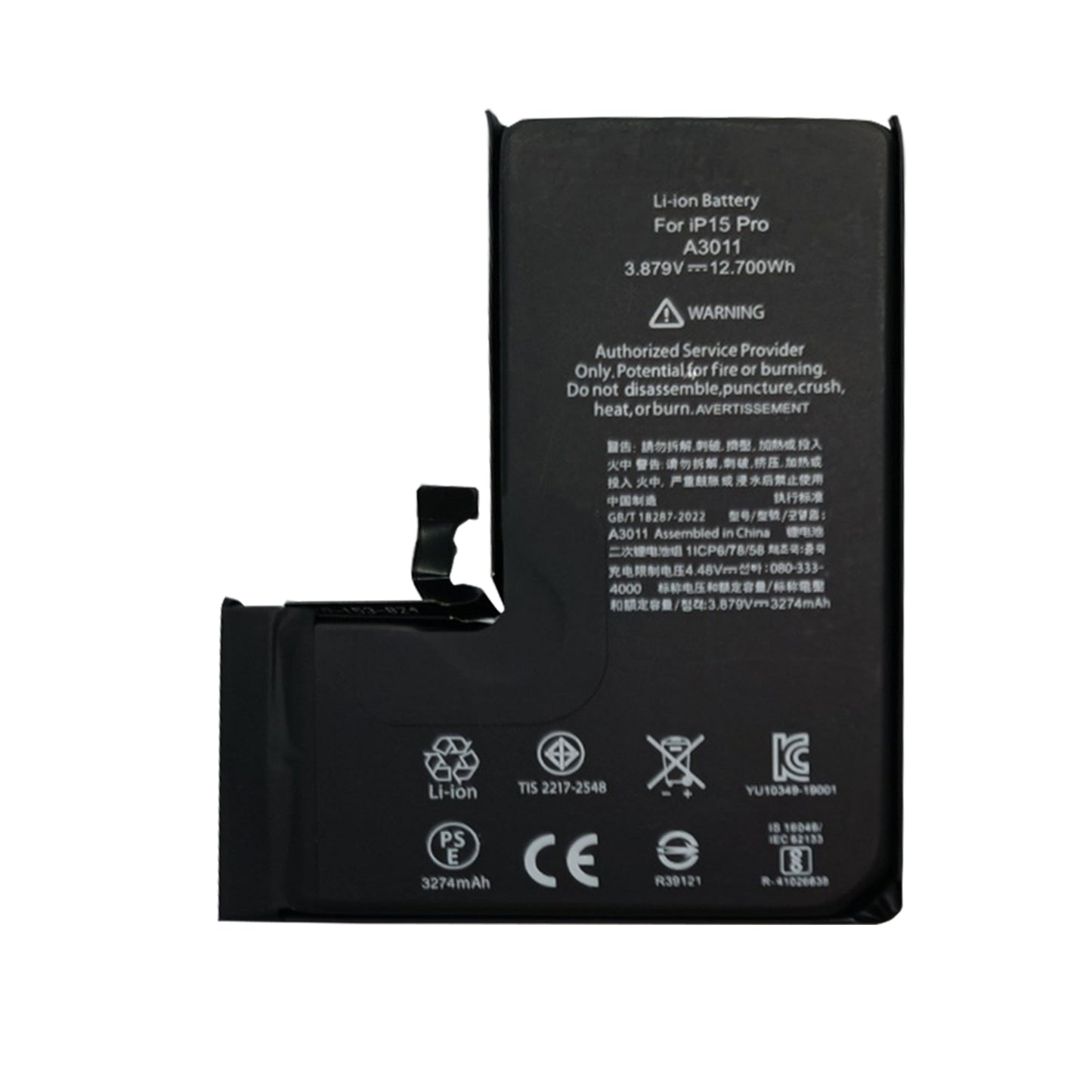 For Apple iPhone 15 Pro Run Diagnostics Battery OEM