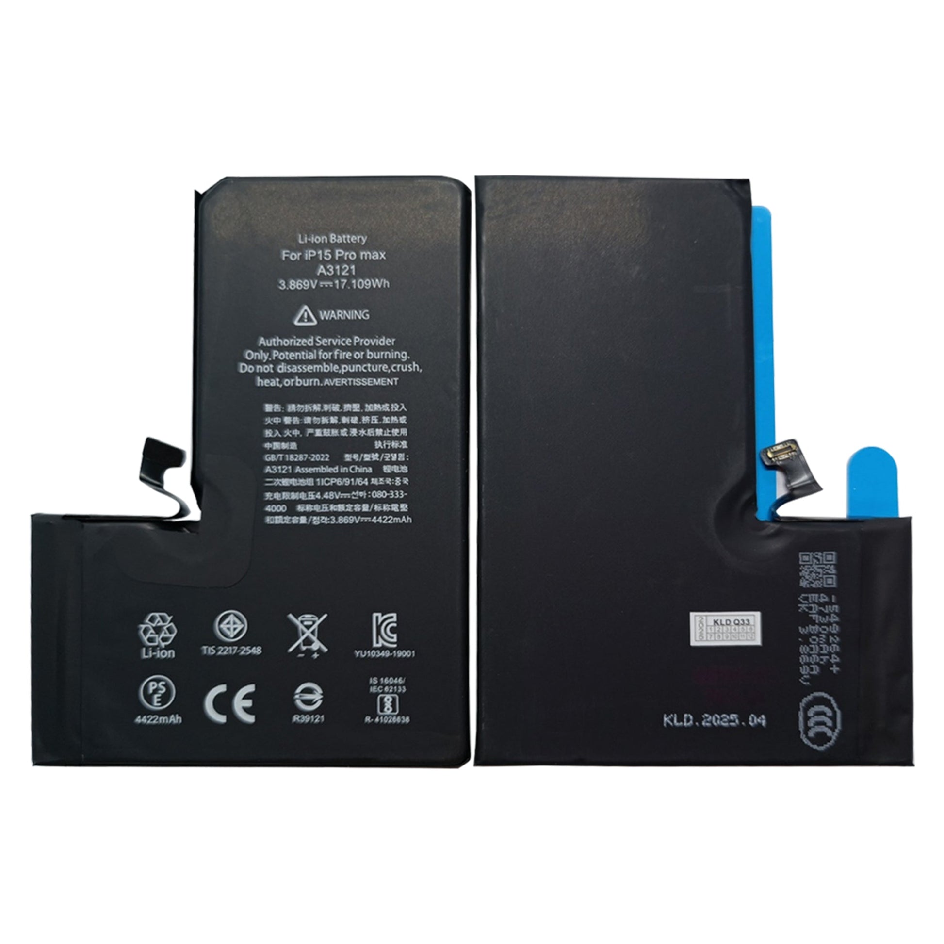 For Apple iPhone 15 Pro Max Run Diagnostics Battery OEM