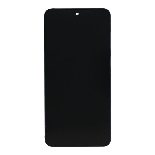 Samsung Galaxy S25 Edge S937B Display And Digitizer With Frame Titanium Jetblack Service Pack