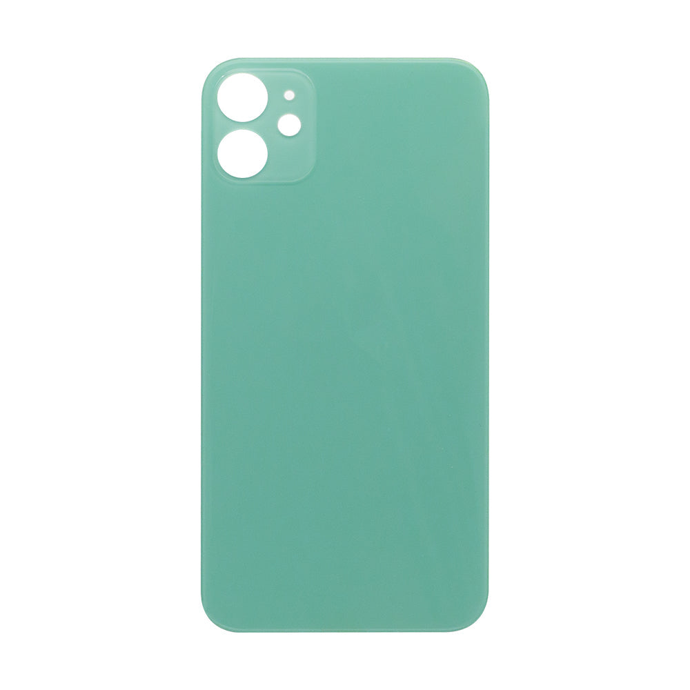 For Apple iPhone 11 Back Glass, Enlarged Camera Frame Green Compatible