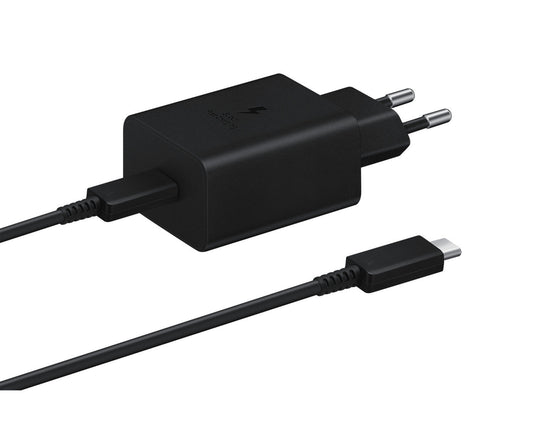 Samsung Super Fast Charger EP-T4510XBEGEU With USB-C To USB-C Cable 180cm 45W Black Original Retail Box