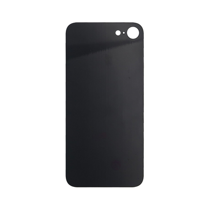 For Apple iPhone 8 Back Glass, Enlarged Camera Frame White Compatible