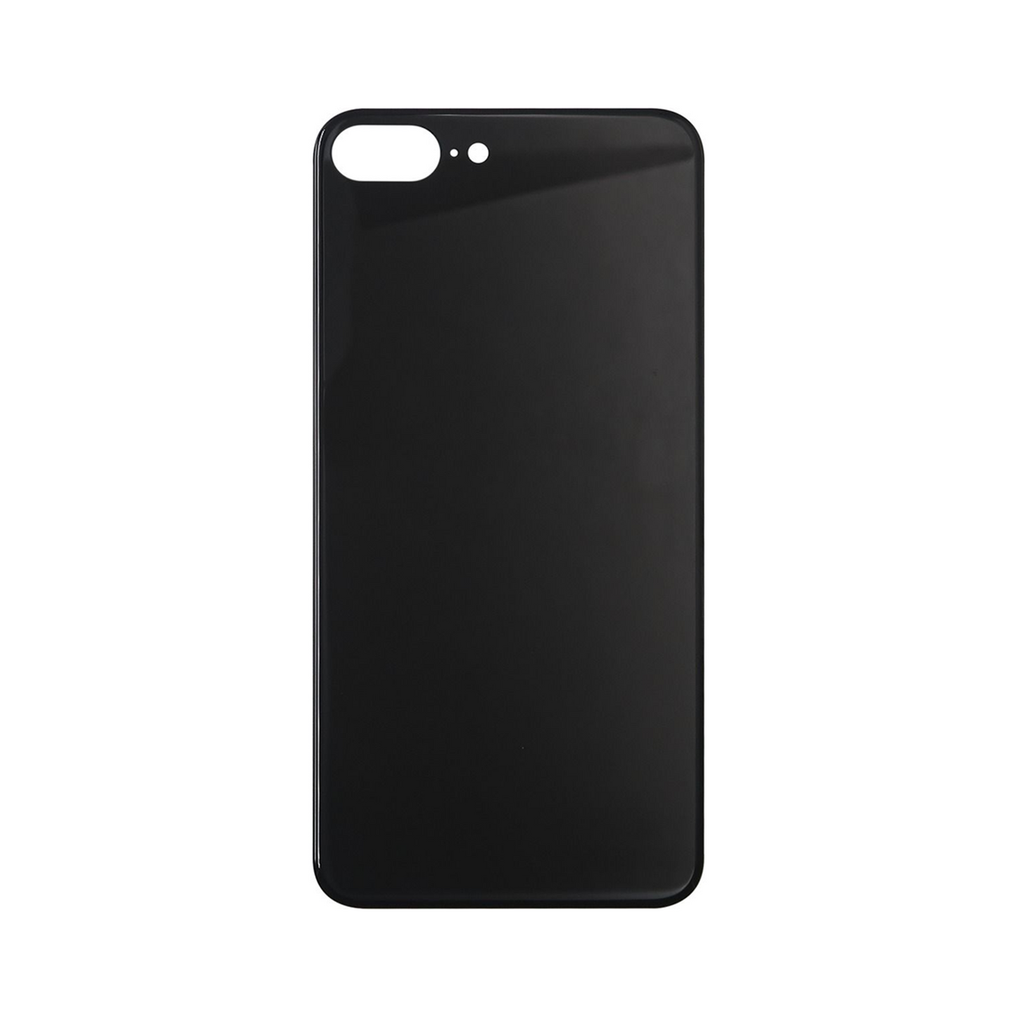 For Apple iPhone 8 Plus Back Glass, Enlarged Camera Frame Black Compatible