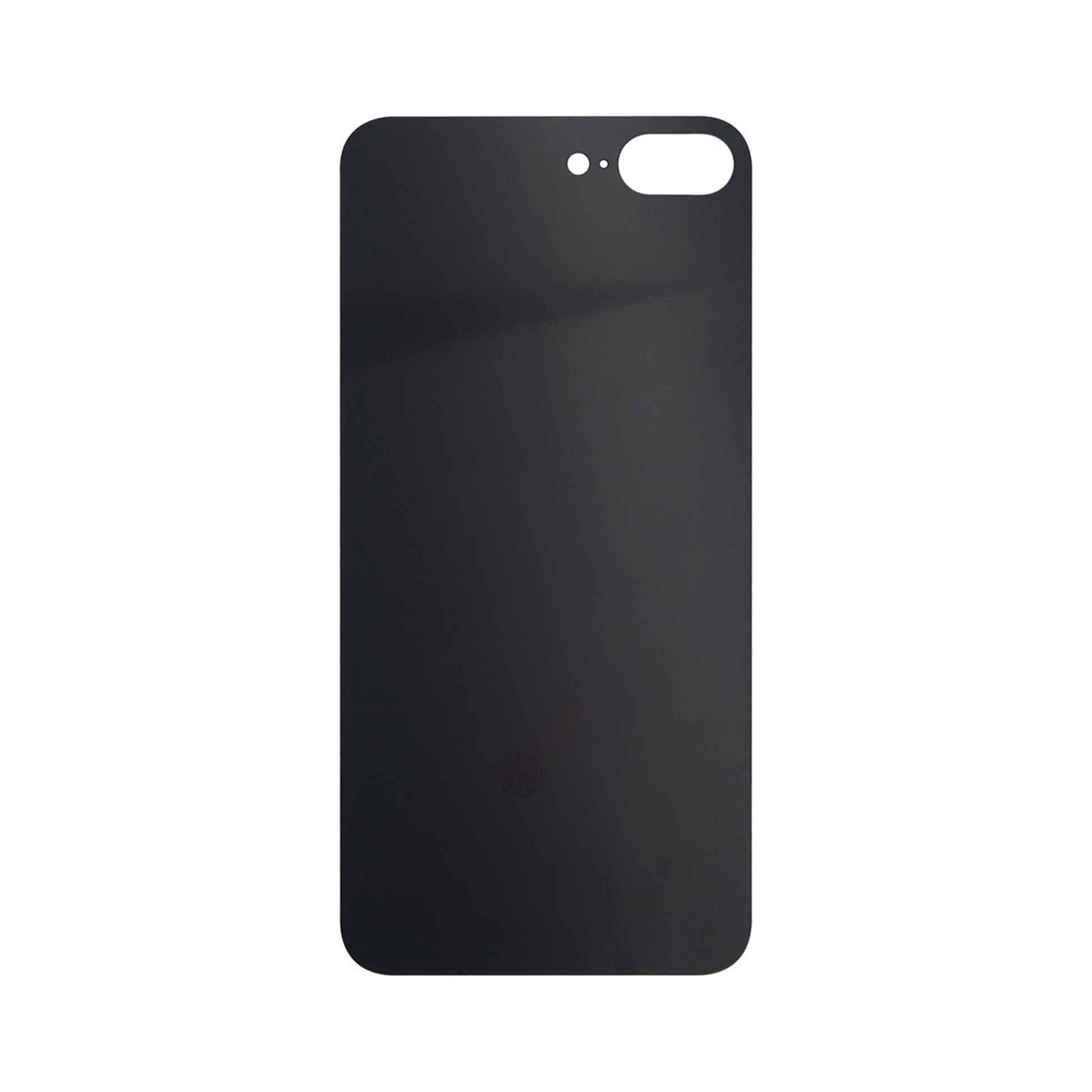 For Apple iPhone 8 Plus Back Glass, Enlarged Camera Frame Black Compatible