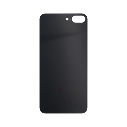 For Apple iPhone 8 Plus Back Glass, Enlarged Camera Frame Black Compatible