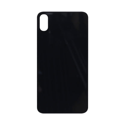 For Apple iPhone X Back Glass, Enlarged Camera Frame Black Compatible