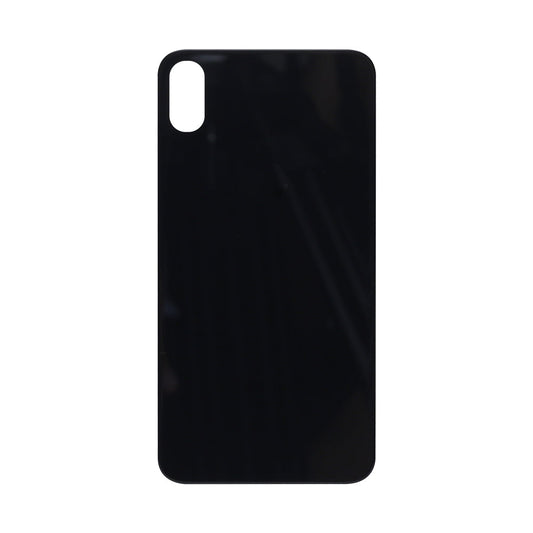 For Apple iPhone X Back Glass, Enlarged Camera Frame Black Compatible