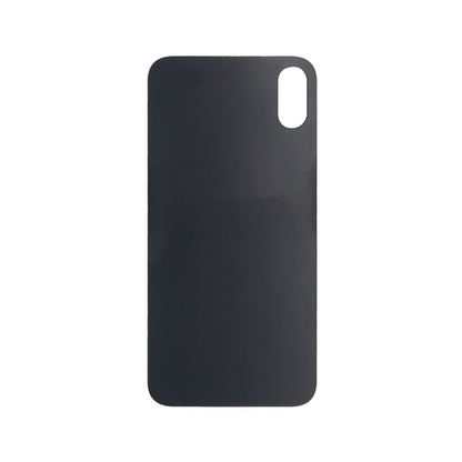 For Apple iPhone X Back Glass, Enlarged Camera Frame White Compatible