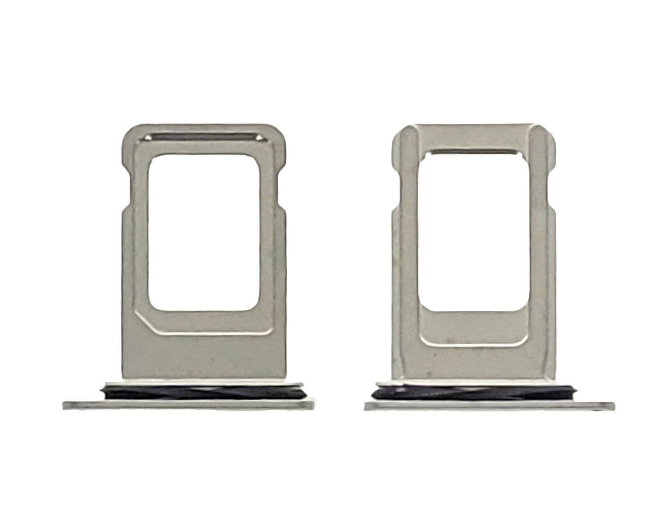 For Apple iPhone XS Max Sim Card Holder Silver Pulled