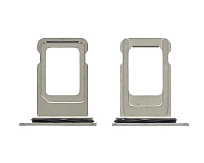 For Apple iPhone XS Max Sim Card Holder Silver Pulled