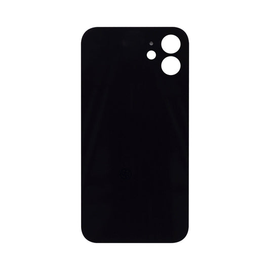For Apple iPhone 12 Back Glass, Enlarged Camera Frame Black Compatible