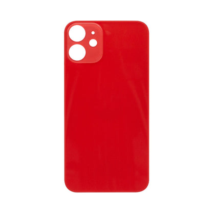 For Apple iPhone 12 Mini Back Glass, Enlarged Camera Frame Red Compatible