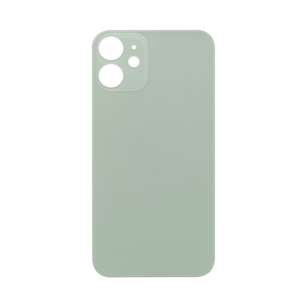 For Apple iPhone 12 Mini Back Glass, Enlarged Camera Frame Green Compatible