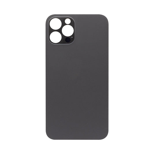 For Apple iPhone 12 Pro Back Glass, Enlarged Camera Frame Graphite Compatible