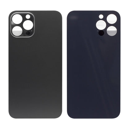 For Apple iPhone 12 Pro Max Back Glass, Enlarged Camera Frame Graphite Compatible