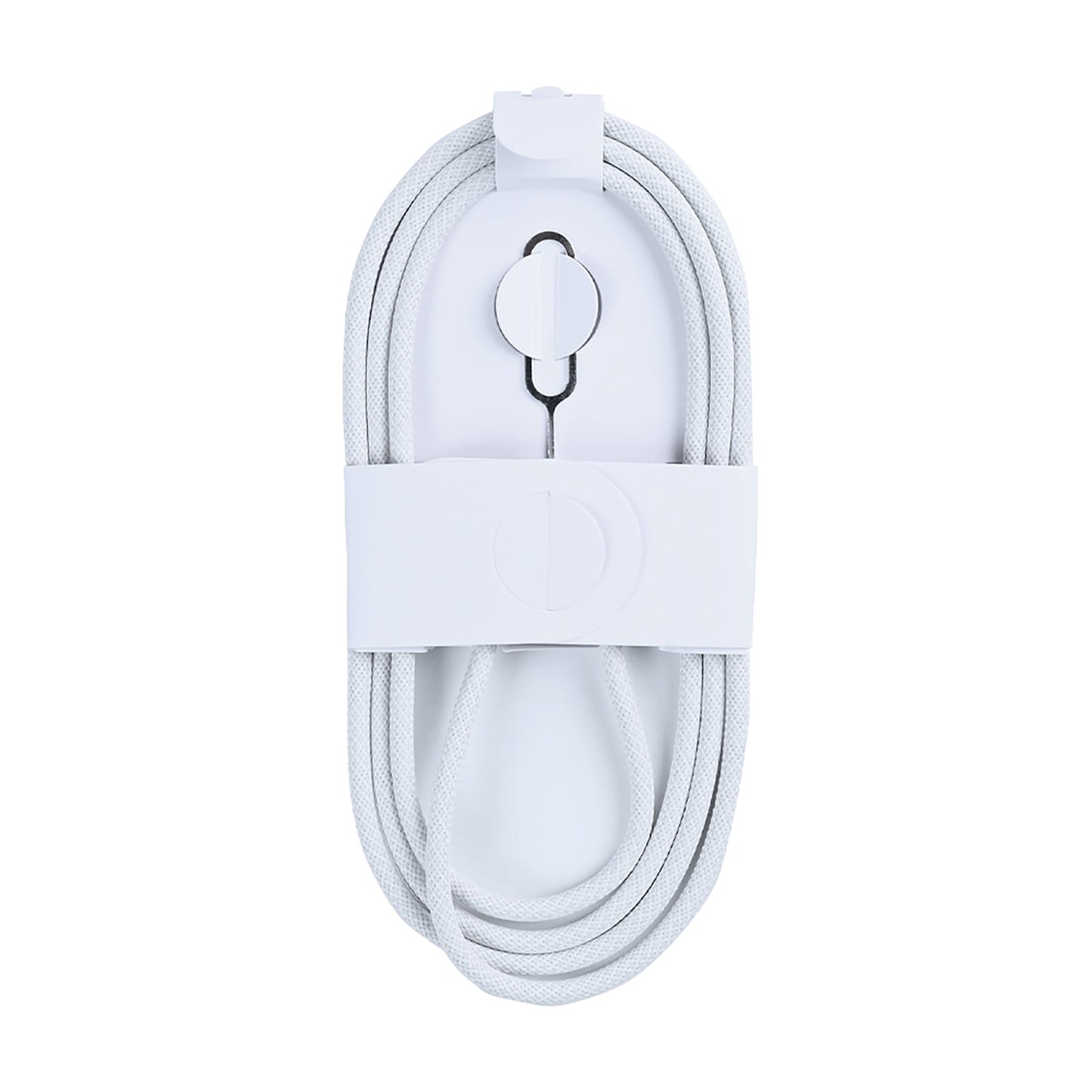 For Apple iPhone 15, 16, 17 Series USB-C To USB-C Woven Cable 100cm 60W  White Retail Box