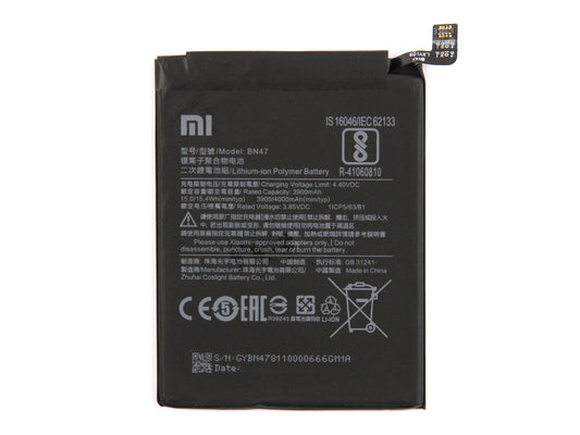 Xiaomi Mi A2 Lite, Redmi Note 6 Pro Battery BN47 OEM