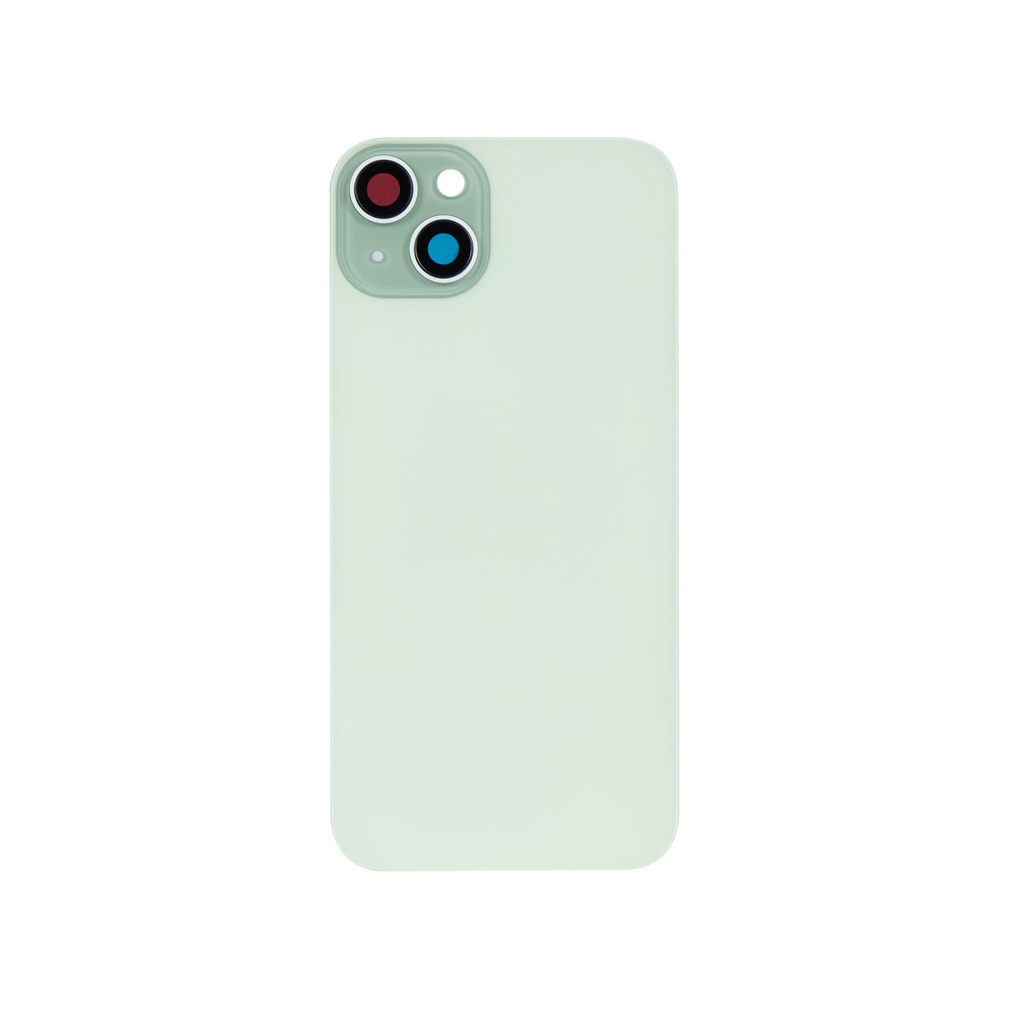 For Apple iPhone 15 Back Glass Without NFC, Enlarged Camera Frame Green Compatible