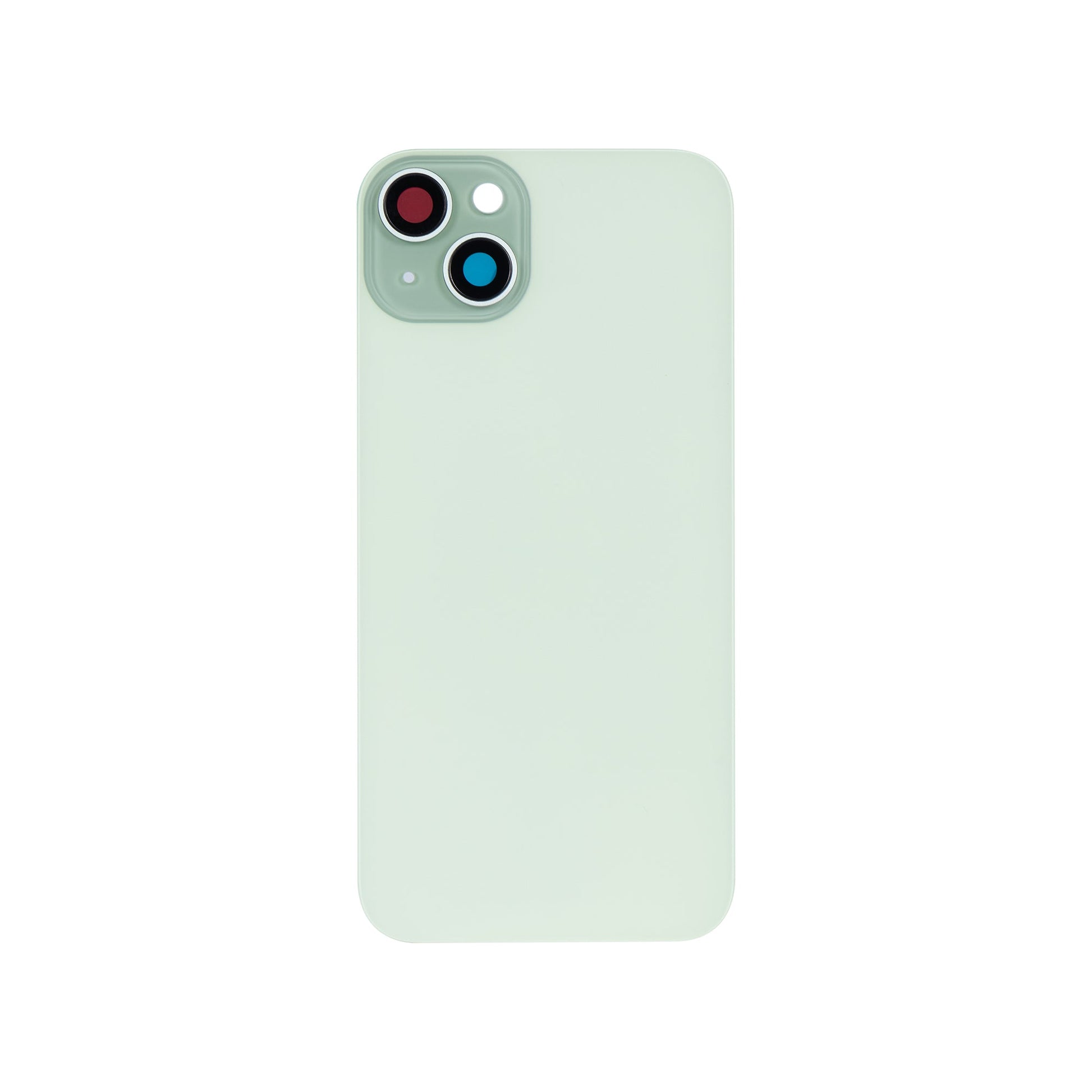For Apple iPhone 15 Back Glass Without NFC, Enlarged Camera Frame Green Compatible