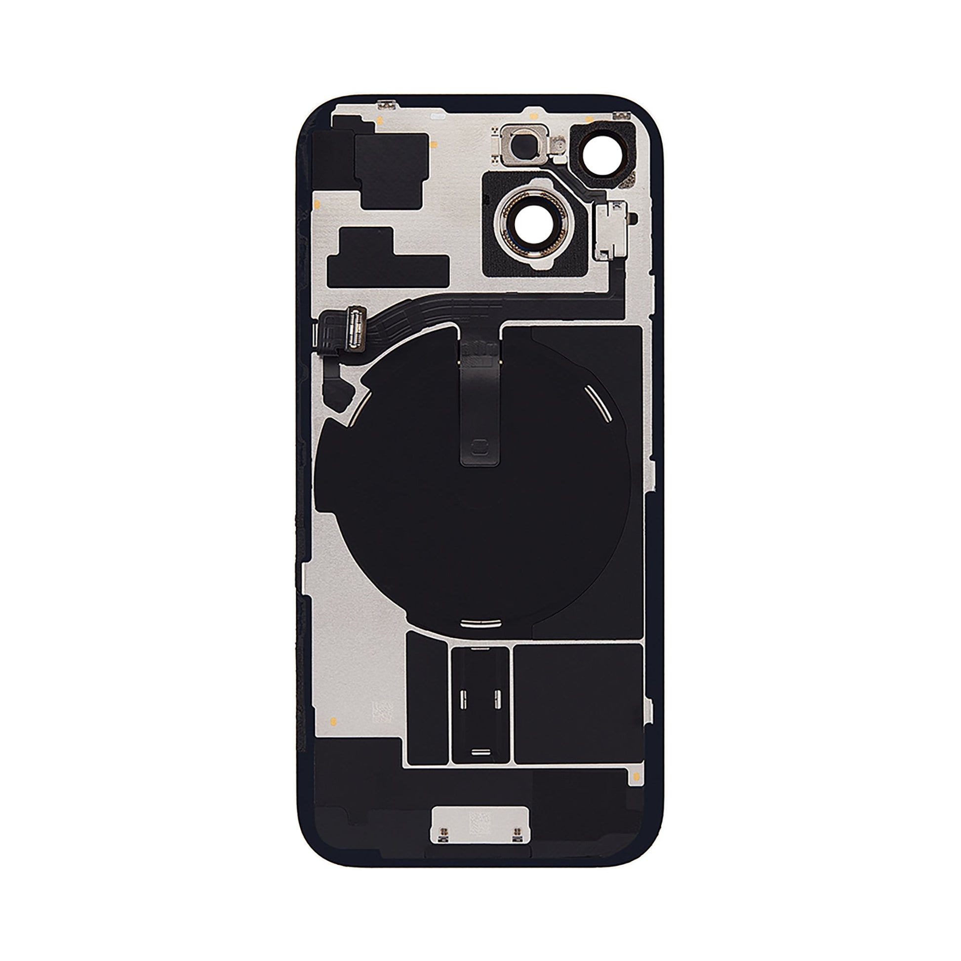 For Apple iPhone 15 Back Glass Without NFC, Enlarged Camera Frame Green Compatible