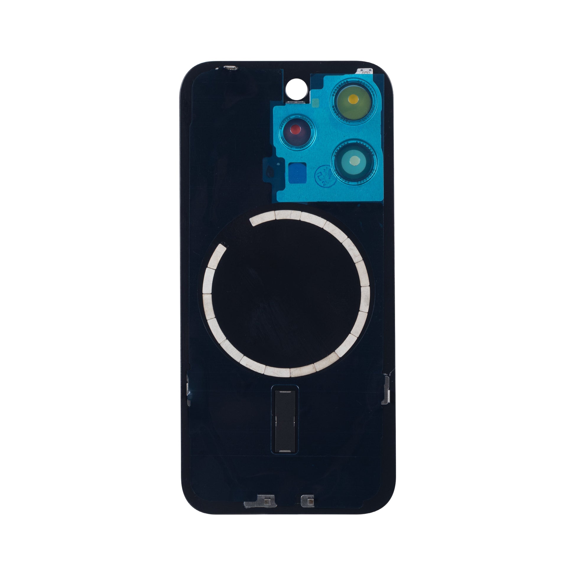 For Apple iPhone 15 Pro Back Glass Without NFC, Enlarged Camera Frame Natural Titanium Compatible