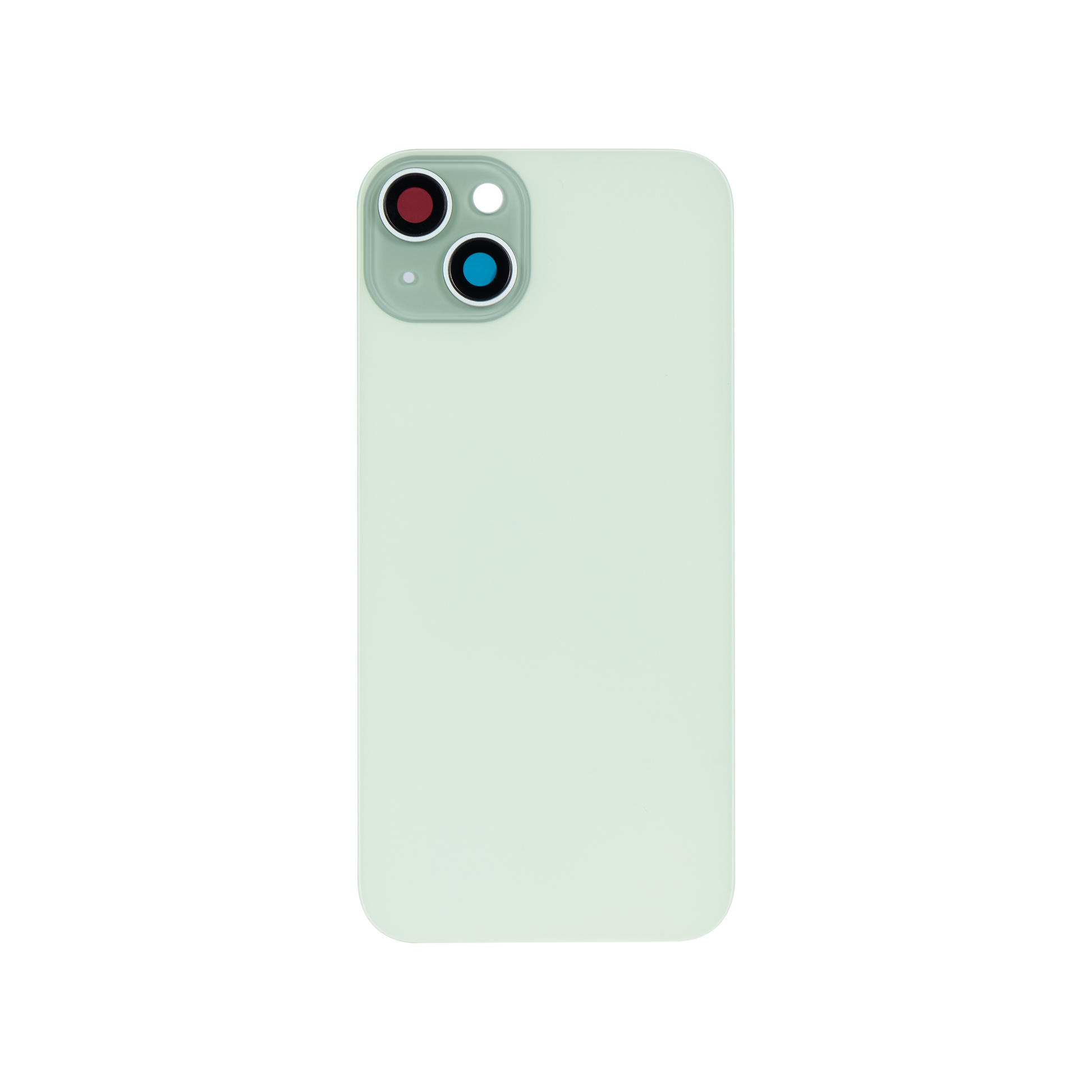 For Apple iPhone 15 Plus Back Glass Without NFC, Enlarged Camera Frame Green Compatible