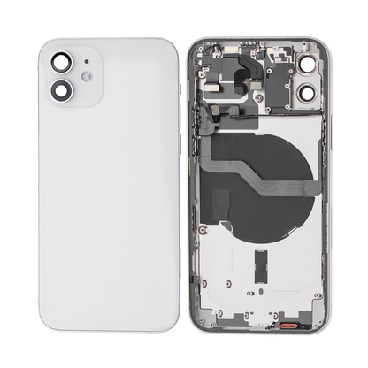For Apple iPhone 12 Housing With Small Parts White OEM