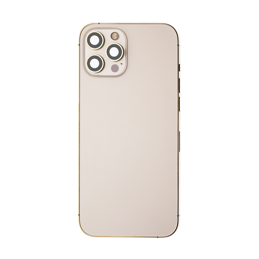 For Apple iPhone 12 Pro Max Housing With Small Parts Gold OEM