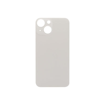 For Apple iPhone 13 Mini Back Glass, Enlarged Camera Frame Starlight Compatible