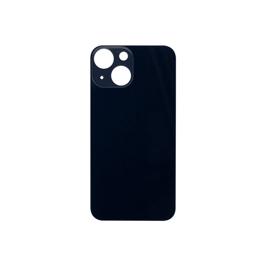 For Apple iPhone 13 Mini Back Glass, Enlarged Camera Frame Midnight Compatible