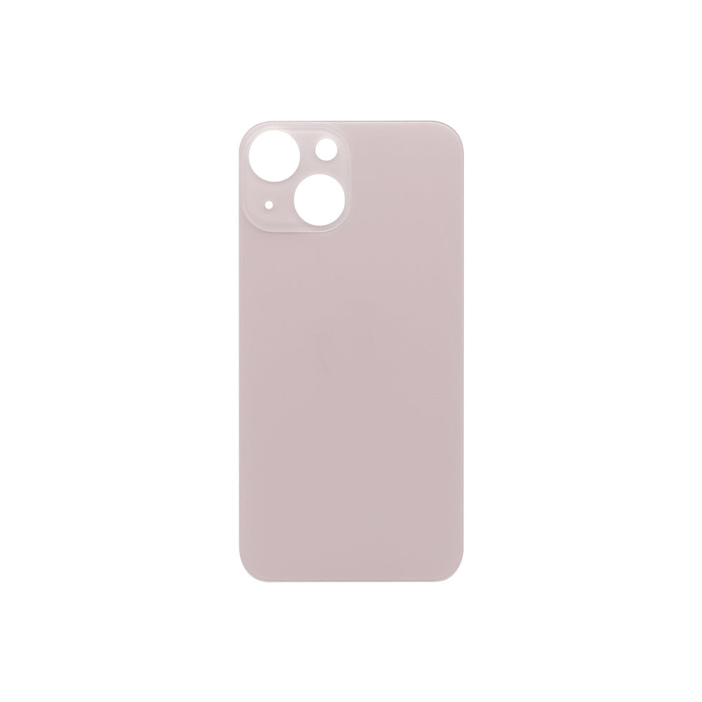 For Apple iPhone 13 Mini Back Glass, Enlarged Camera Frame Pink Compatible