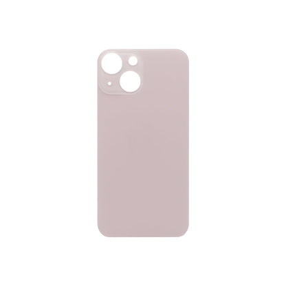 For Apple iPhone 13 Mini Back Glass, Enlarged Camera Frame Pink Compatible